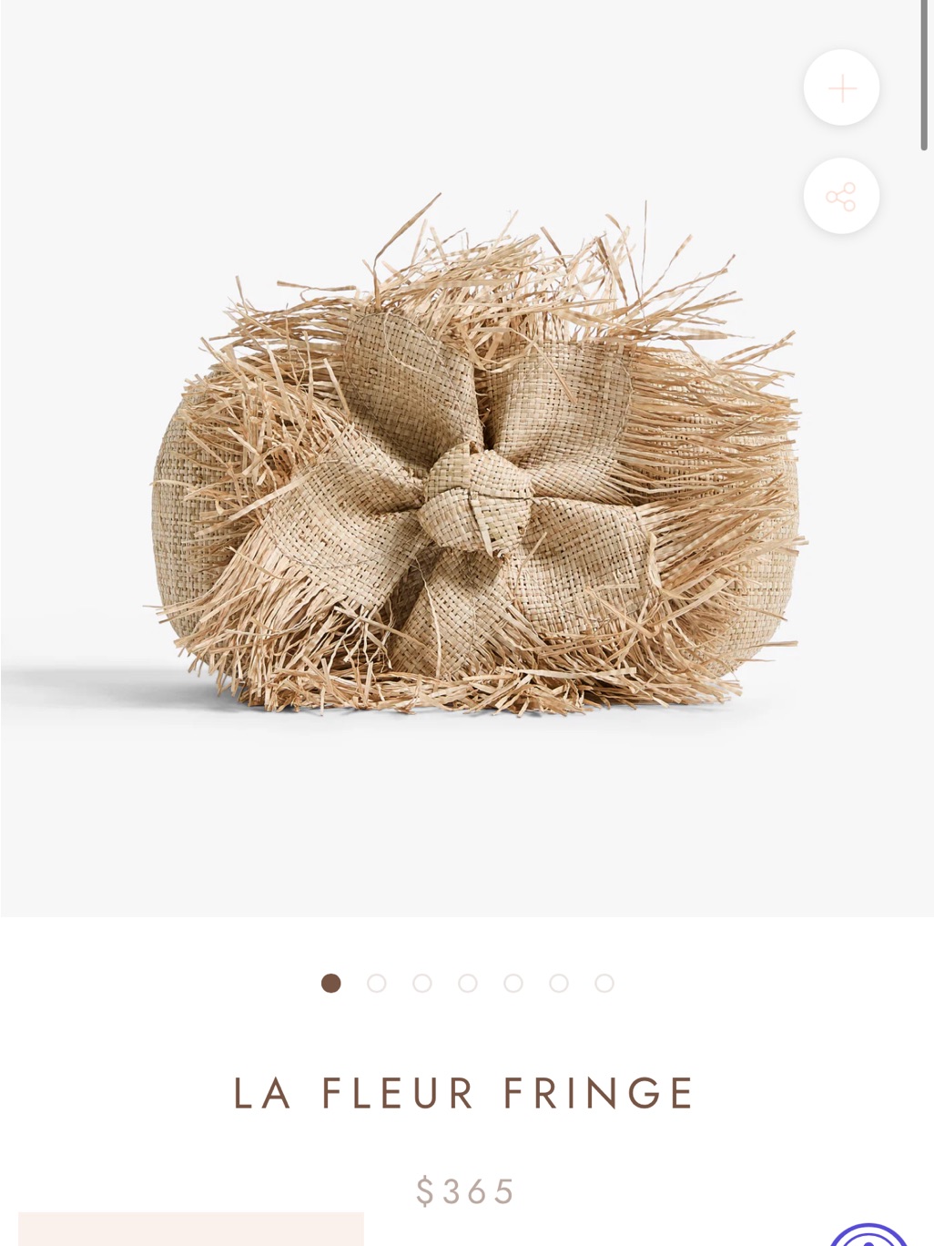 Pamela Munson La Fleur Fringe Clutch